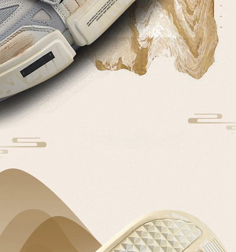 Li-Ning FW мужские ESSENCE ACE+ Wade Culture обувь Прочная натуральная кожа подкладка Спортивная обувь Кроссовки AGWP027 XYL243