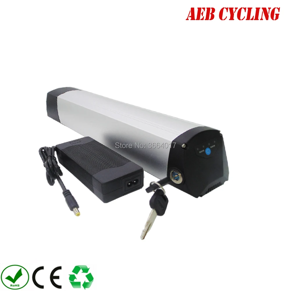 Тонкая аккумуляторная батарея для горного велосипеда с зарядным устройством 36 В