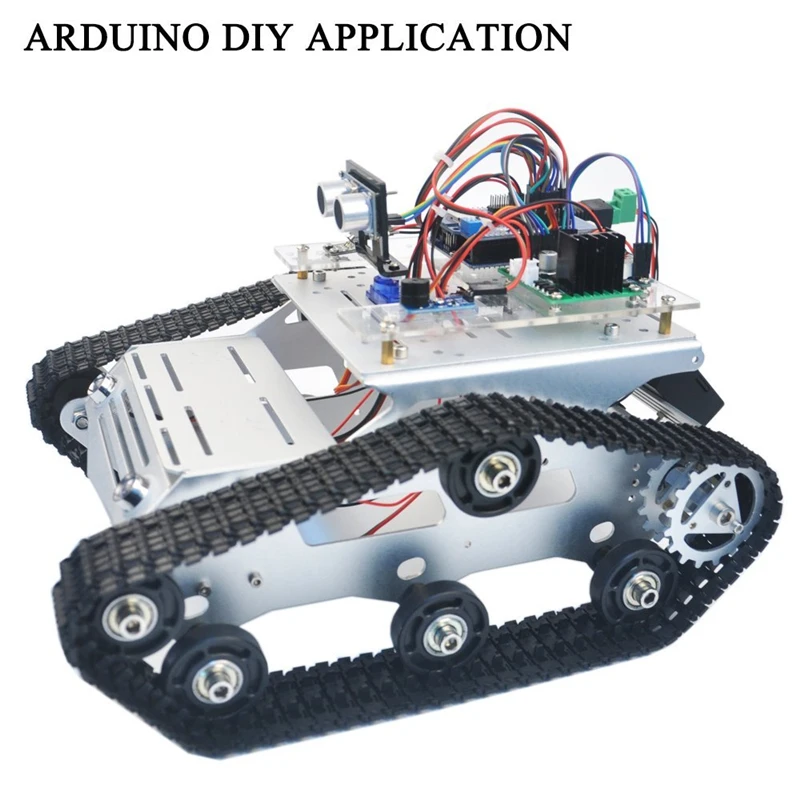 YP100 робот автомобильное шасси Smart Tank платформа с двигателем 9 В + металлическая