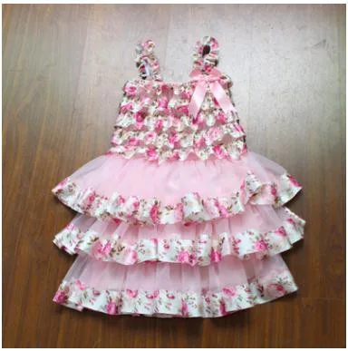 Розничная продажа 2018 летнее милое Кружевное платье-пачка для девочек лето