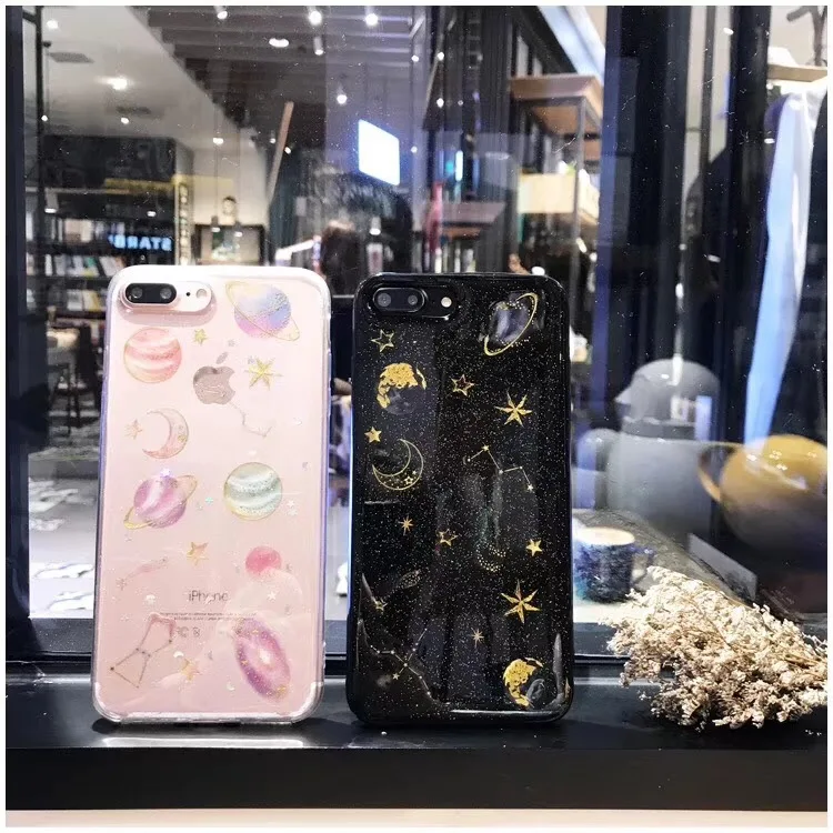 Лидер продаж-украшения Star Universe чехол для телефона iphone 8 Plus Мягкий ТПУ задняя