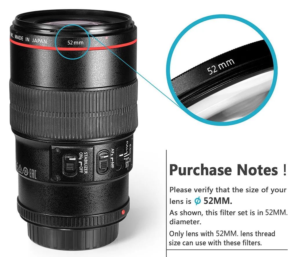 Just Now 82mm/86mm/95mm UV Ultra Violet Filter for Canon Nikon Sony DSLR Camera Lens | Электроника