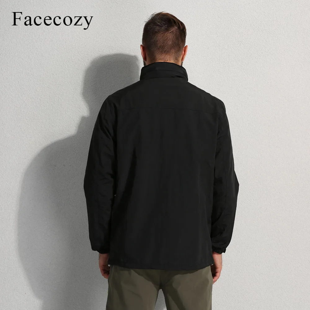 Facecozy мужские водонепроницаемые походные куртки один слой тонкая весенне летняя