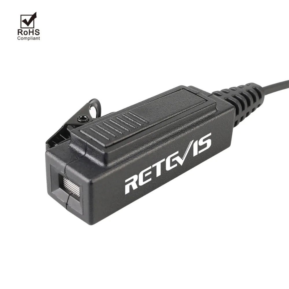 Retevis EA100M 2 Pin большой микрофон PTT Акустическая трубка радио наушники гарнитура с