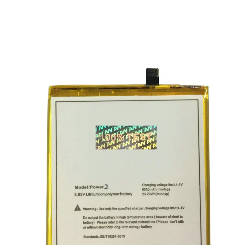 Запасной аккумулятор AVY для Ulefone Power 2 Мобильный телефон 6050 мАч перезаряжаемые