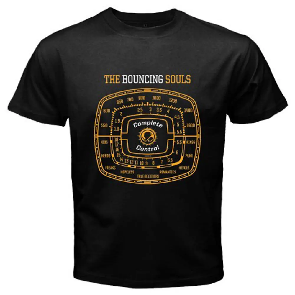 The Bouncing Souls полный контроль Панк Группа Мужская Черная Футболка размер S до 3XL