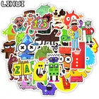 50 шт. наклейки каракули Забавный Маленький Монстр Робот Наклейка подарок игрушки для детей сделай сам ноутбук холодильник чемодан скейтборд автомобиль