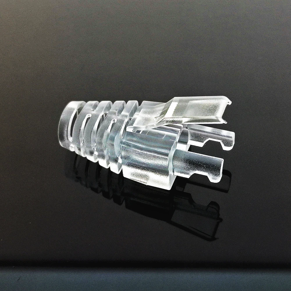 50/100 шт. CAT5 Cat5e Cat6 RJ45 разъем вилки Ethernet сетевой кабель Натяжные ботинки пробки