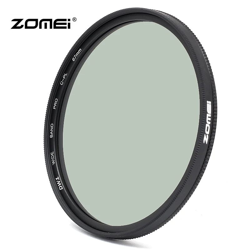 

ZOMEI 62mm DW1 Wide Band PRO C-PL Circular Polarizer SLIM CPL Polarizing Filter for Canon Nikon Tamron Sony Sigma Lenses