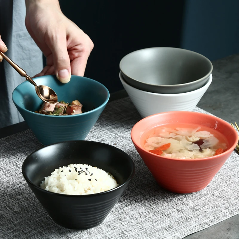 Керамическая миска RUX мастерская в скандинавском стиле столовый десерт