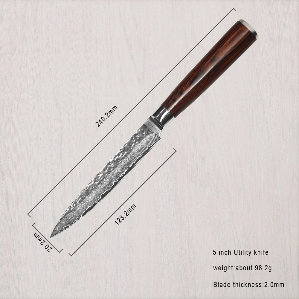 High End набор ножей из дамасской стали 8 &quot8&quot 5 &quot3 5&quot для нарезки хлеба нож
