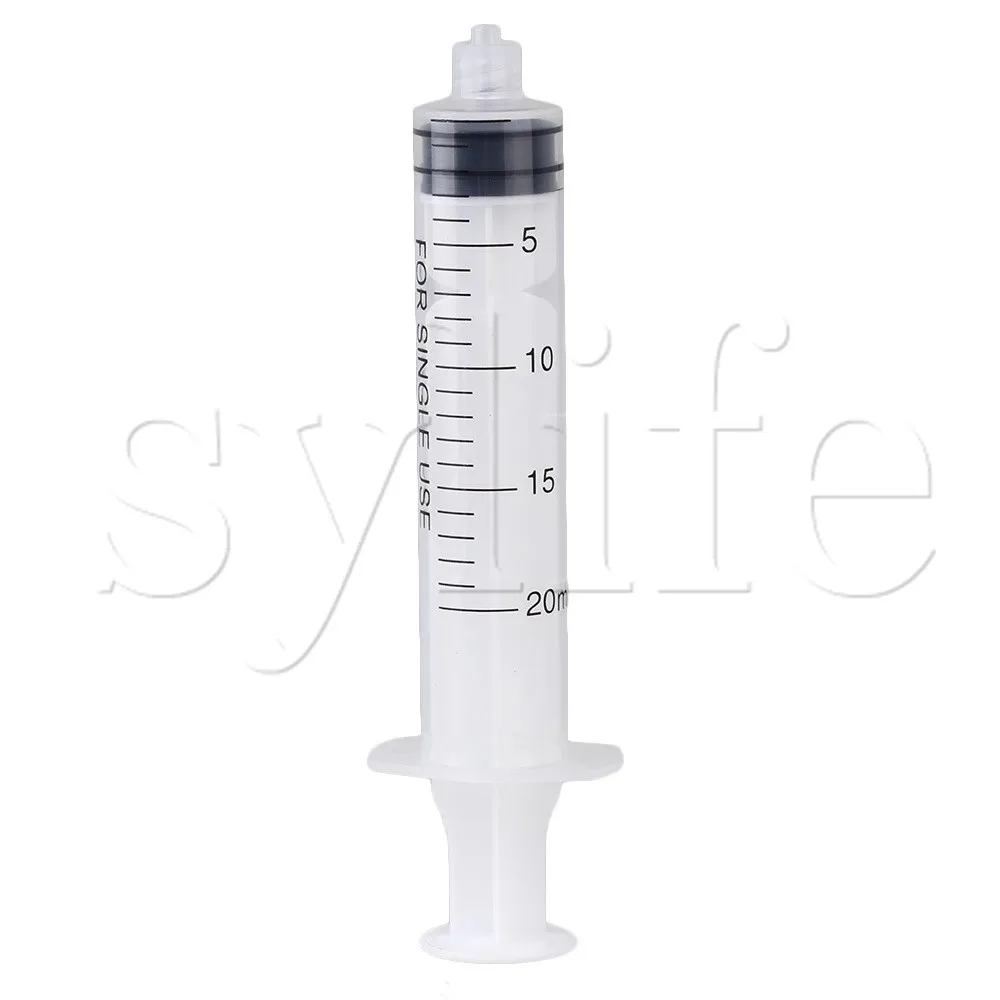 

10pcs Transparent Screw Type 20ML Hand Push Glue Dispensing Industrial Syringe