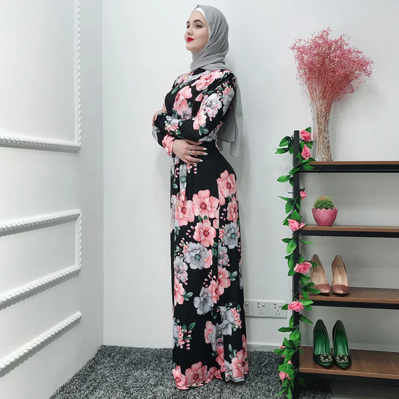 Vestidos Ramadan кафтан абайя, арабское мусульманское длинное платье для девочки Caftan Elbise Hijab Eid платья Qatar Robe Femme Musulmane Longue