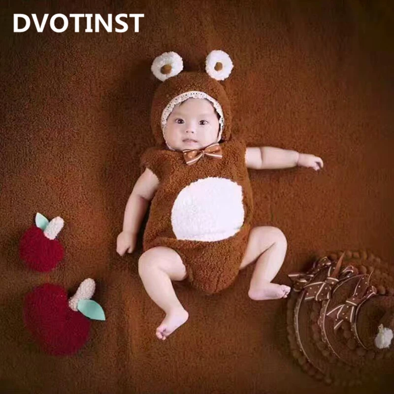 Dvotinst/реквизит для фотосессии новорожденных; Fotografia; костюм с фруктами+ шляпа; карнавальный костюм на Хэллоуин; студийная одежда для фотосессий - Цвет: Beer