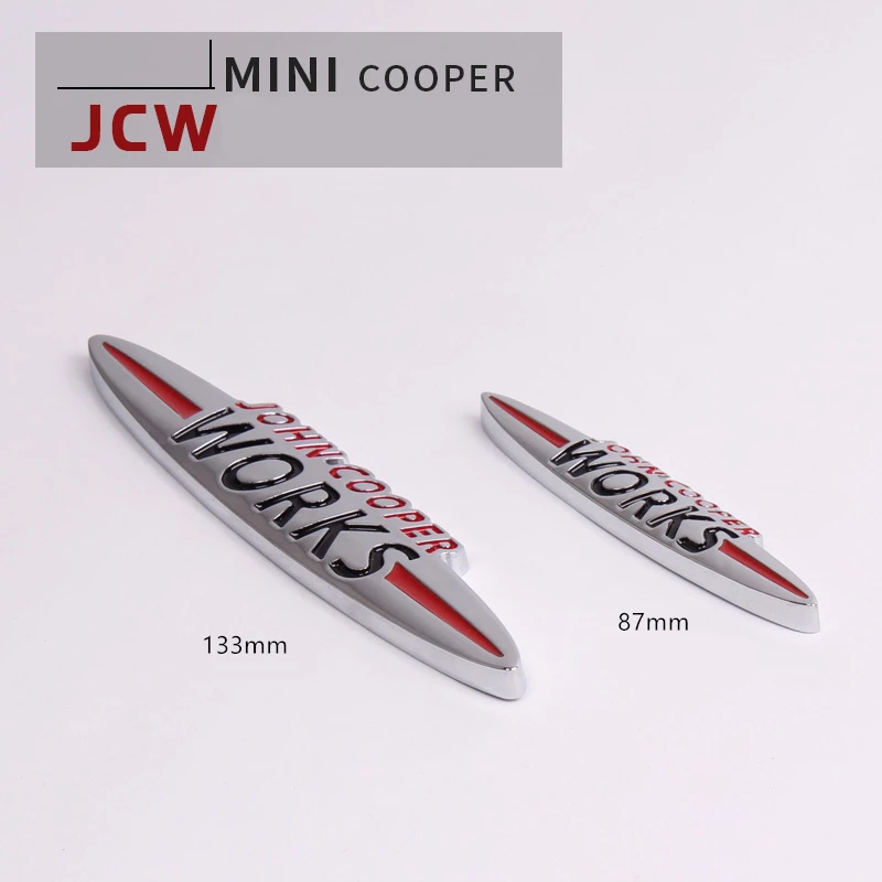 JCW 3D Декоративные наклейки аксессуары для модификации BMW MINI Cooper S John Works R50 R52 R53 R55 R56