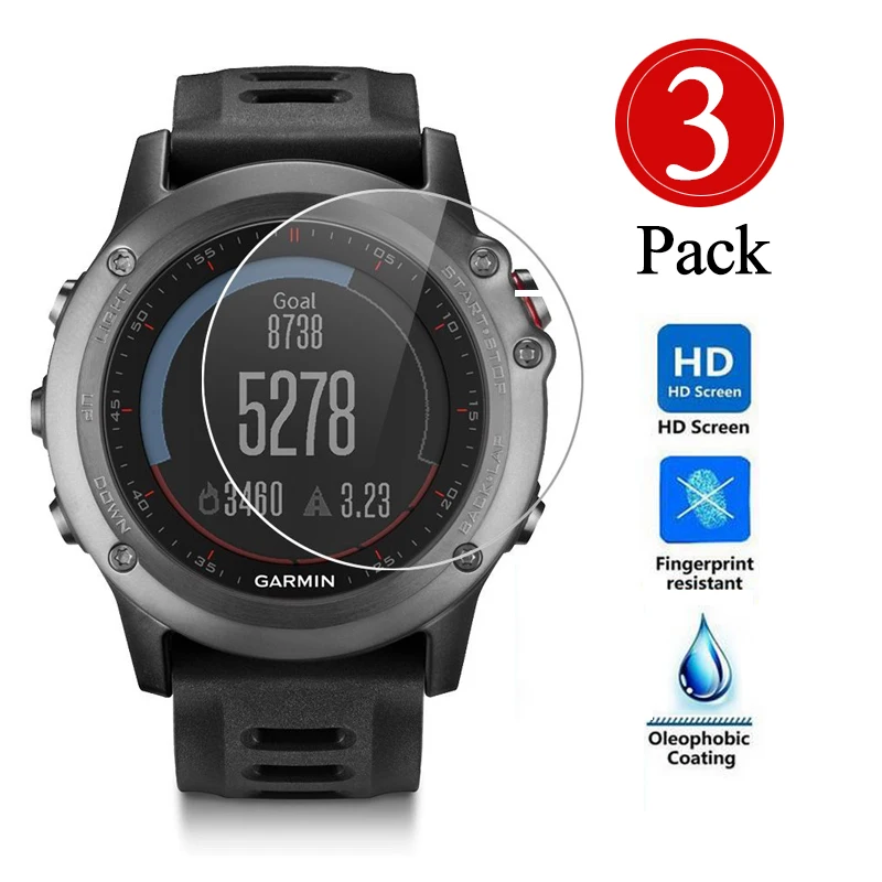 3 шт. прозрачная защитная пленка для наручных часов Garmin Fenix HR Fenix3 | Мобильные