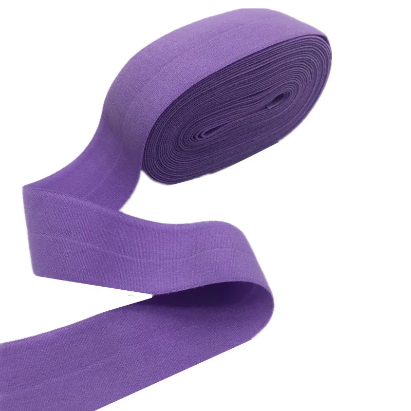 purple 25 мм* 5 ярдов, эластичная лента, Многослойная лента из спандекса для шитья, кружевная отделка, пояс, аксессуары для одежды 5BB5629 - Цвет: purple