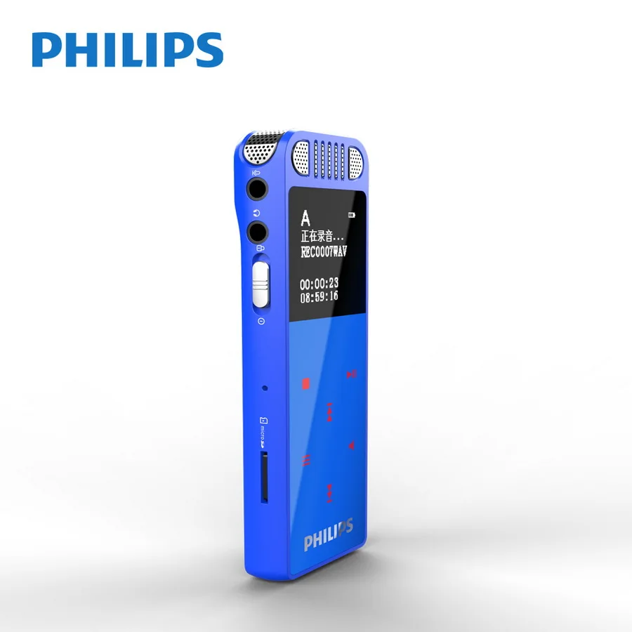 Philips VTR8060 64 Гб мини Wifi цифровой Аудио Диктофон Tracer ручка профессиональная Голосовая активация Поддержка приложения - Цвет: Зеленый