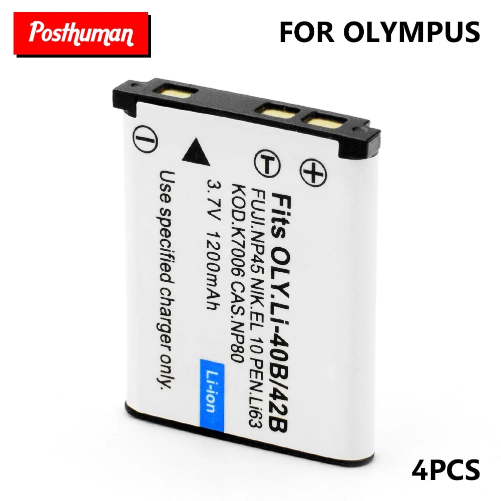 Литиевая батарея для цифровой камеры Olympus литий ионные аккумуляторы 1200 мА/ч 3 7 В