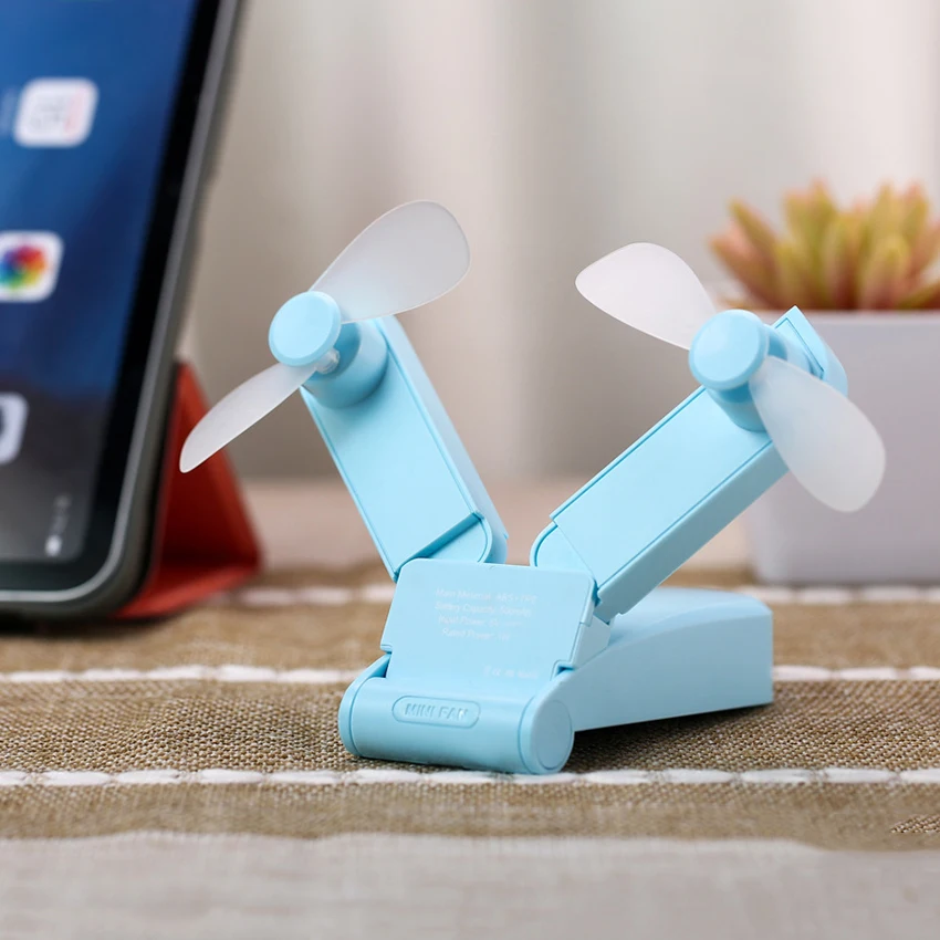 Портативный USB мини зарядки Карманный складной вентилятор электрический ручной