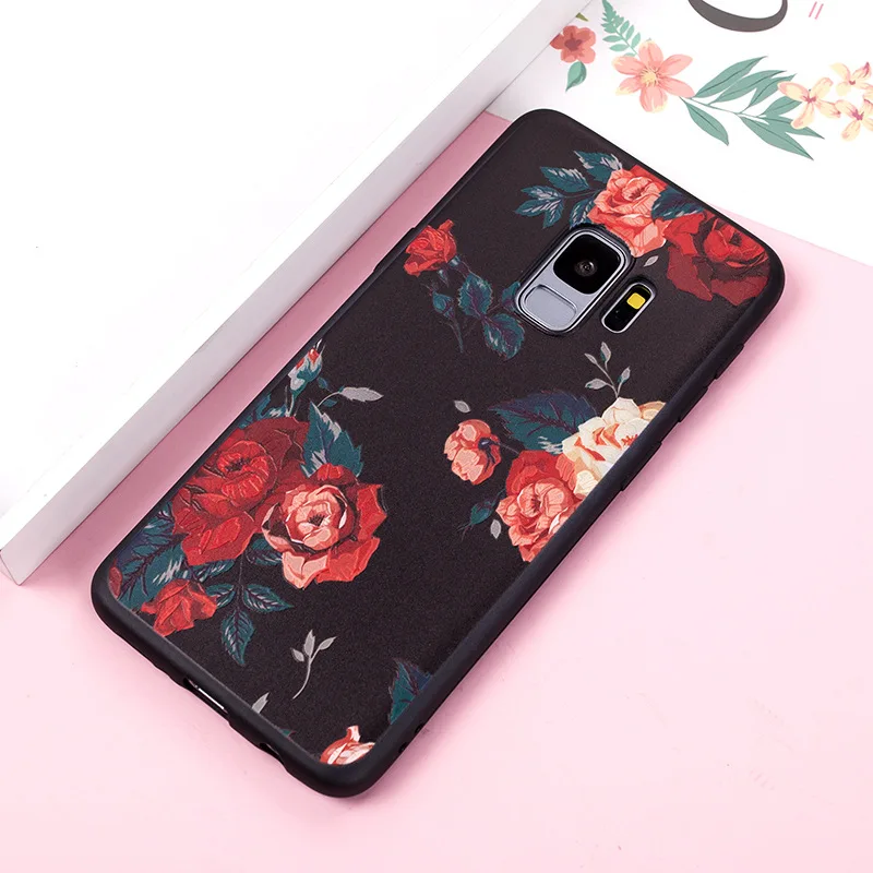 Чехол MYSUN для Samsung Galaxy S9 Note8 роскошный силиконовый чехол с 3D рельефом S8 Plus Fundas Капа |