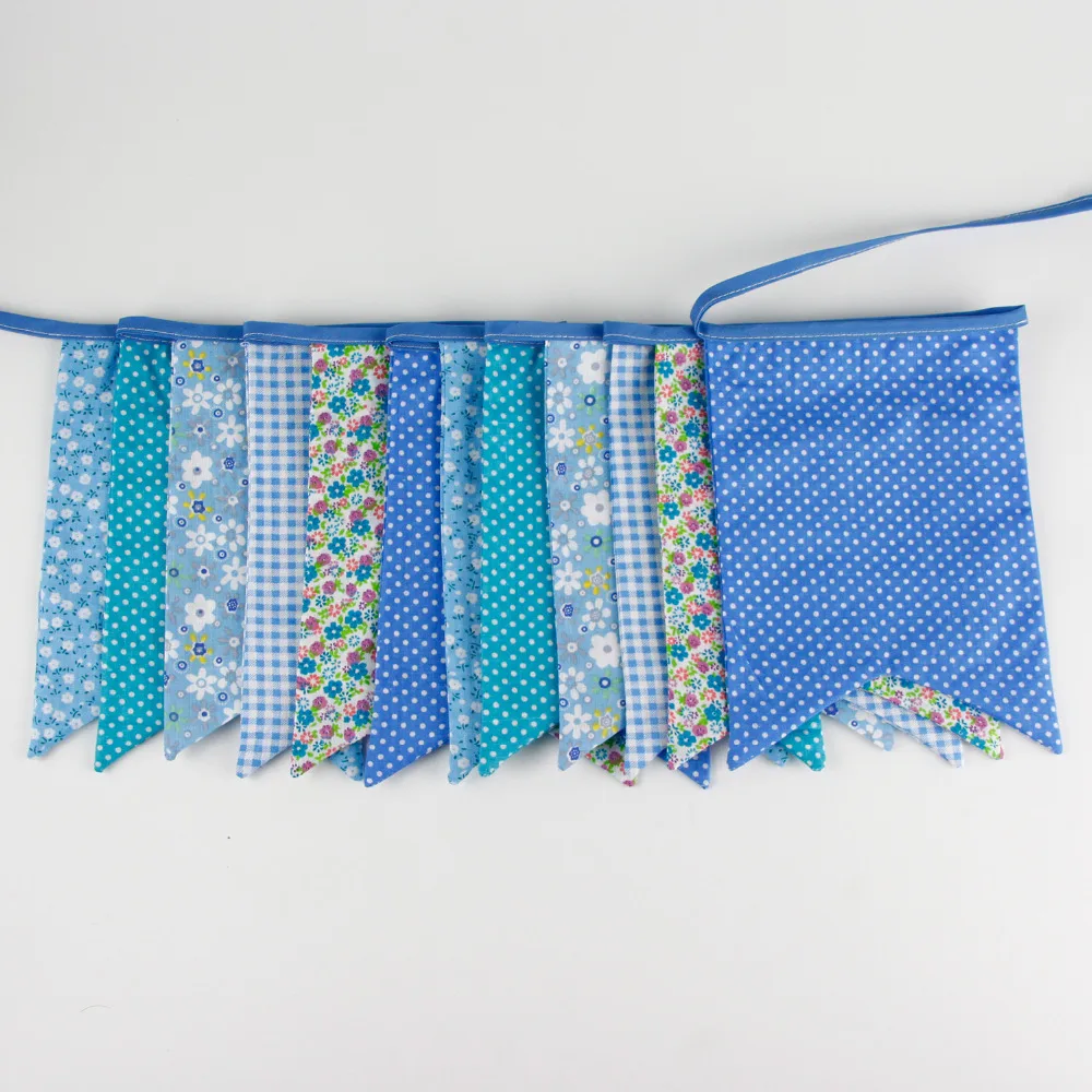 Гирлянда ручной работы блестящая синяя 3 5 м|garland rope|garlands floristgarland paper |