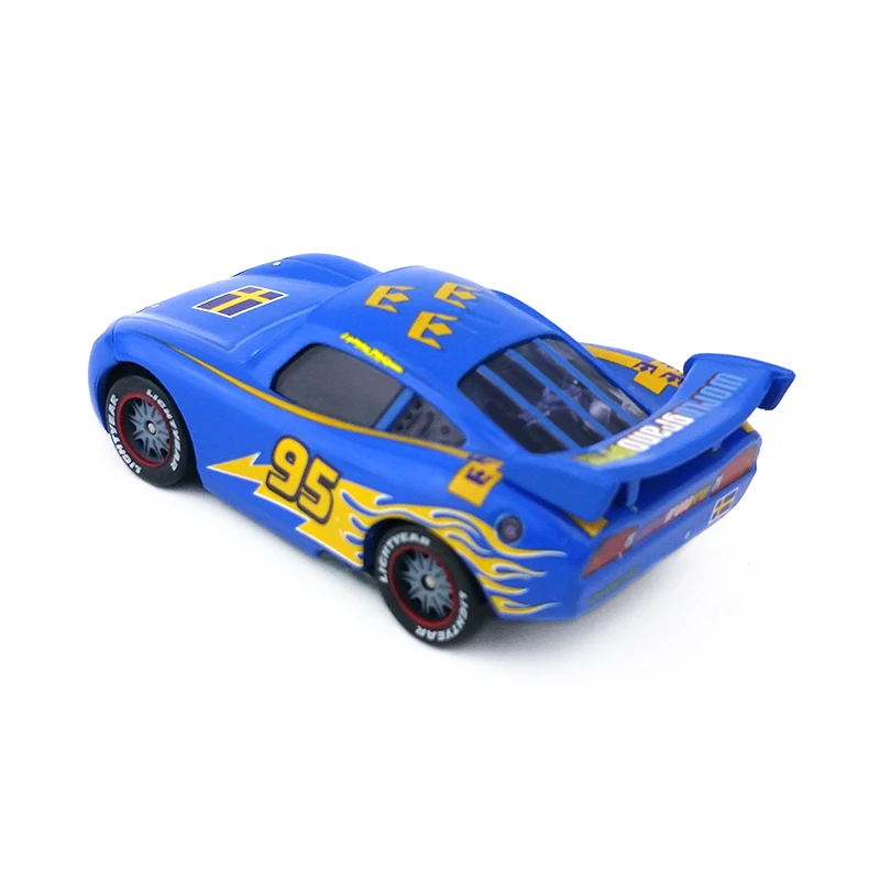 Disney Pixar Cars No.95 Lightning Mcqueen швейная модель металлическая литая Игрушечная машина 1:55