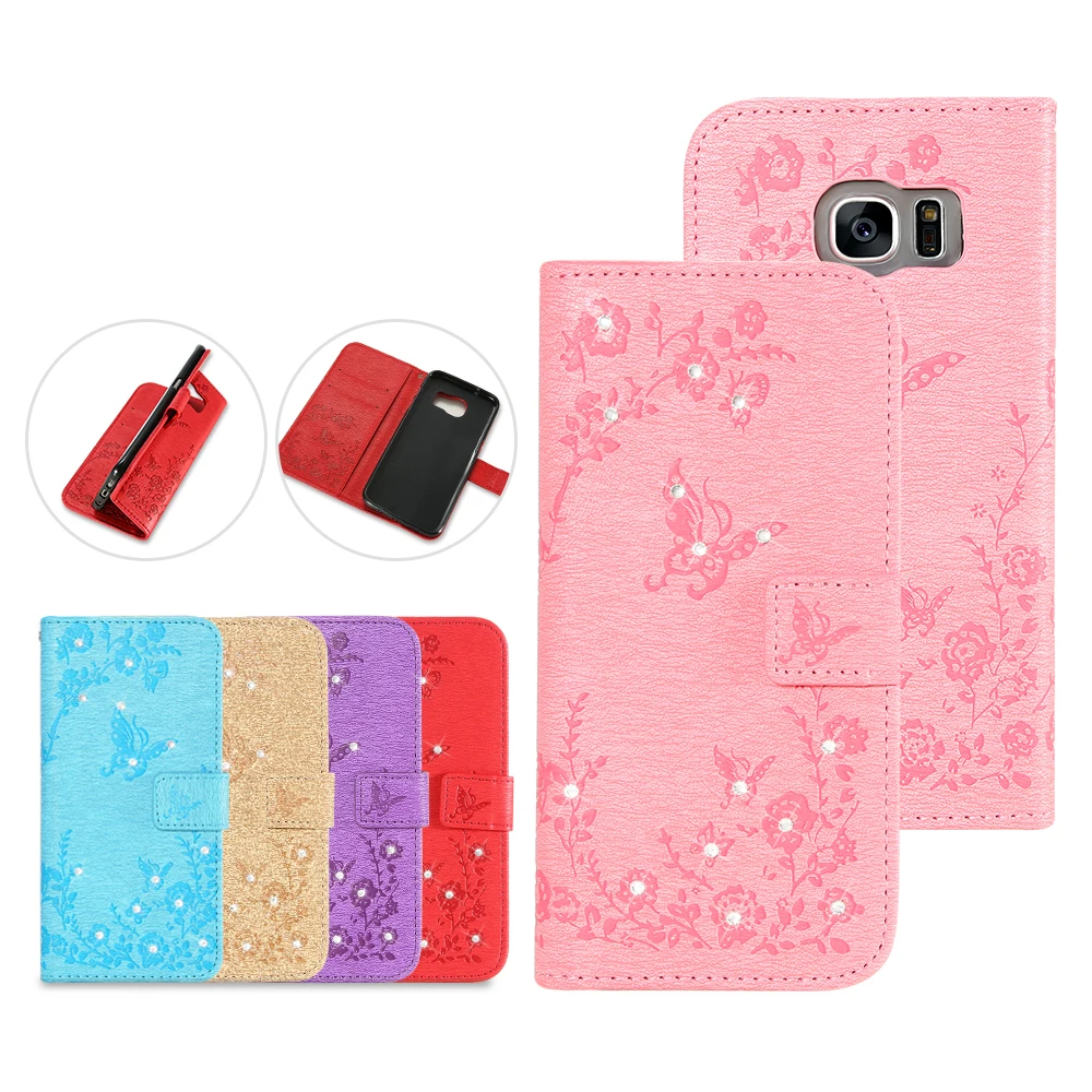 Кожаный чехол KISSCASE для Samsung Galaxy S7 A5 J5 2016 S8 Plus S6 7 задняя крышка блестящий
