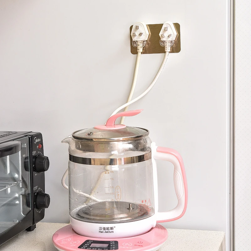 2 шт./компл. двухрядный крючок без следа на липучке матовый кухонный крюк для