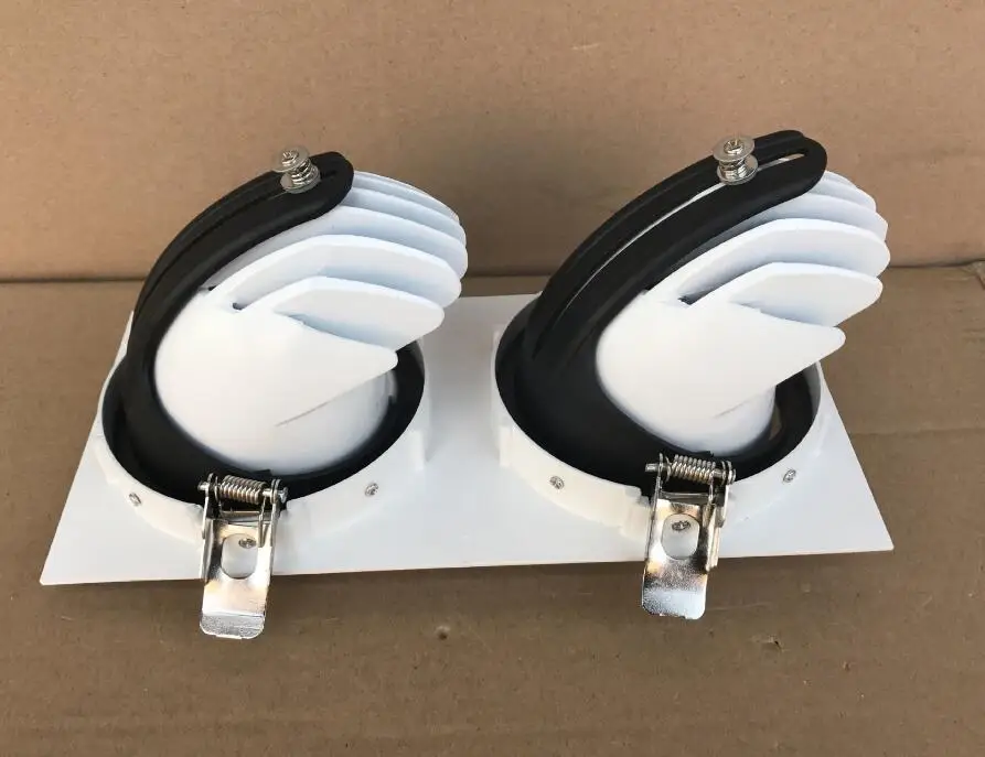 Светодиодный точечный светильник 8 шт./лот двойное вращение на 360 градусов 20 Вт 30