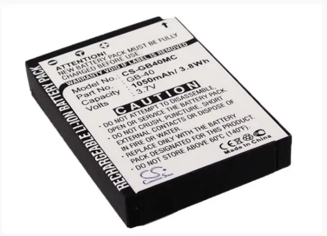 Аккумулятор Cameron Sino 1050 мАч для GE E1030, E1040, E1050TW, E1240, E1250TW, E850, H855, для генератора изображений, E1030, E1040