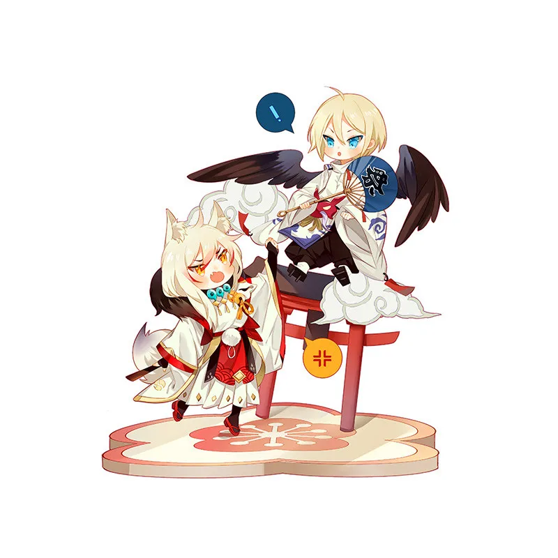 Аниме мультфильм Onmyoji Youko Fox Dai Tengu Ibaraki Doji Shuten douji сцена стенд фигурка игрушка
