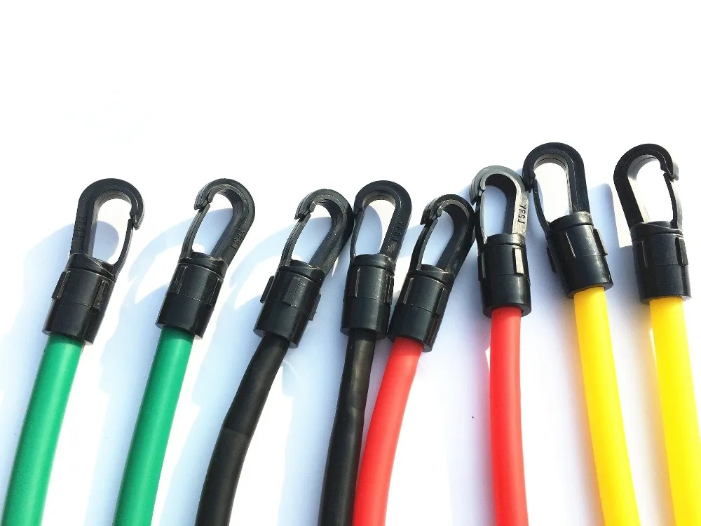 Комплект эластичных лент с 8 трубками мощный шнур для фиксации ног эластичная