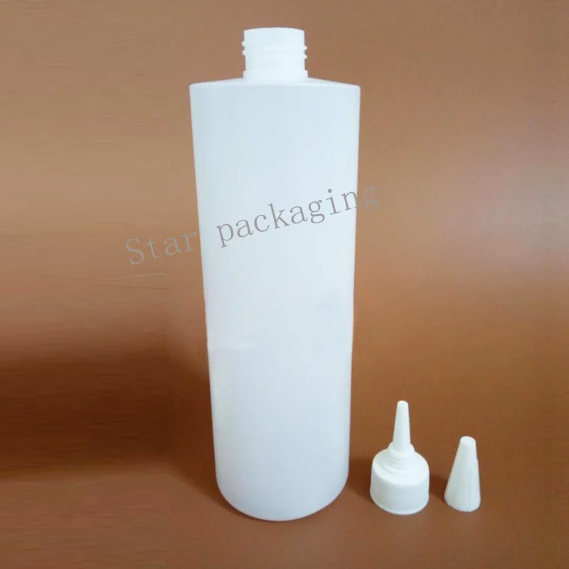 

12pcs/lot 500ml Travel Size Empty PE Soft bottle Cosmetic Cream Lotion Containers Refillable Bottles for Choice HDPE