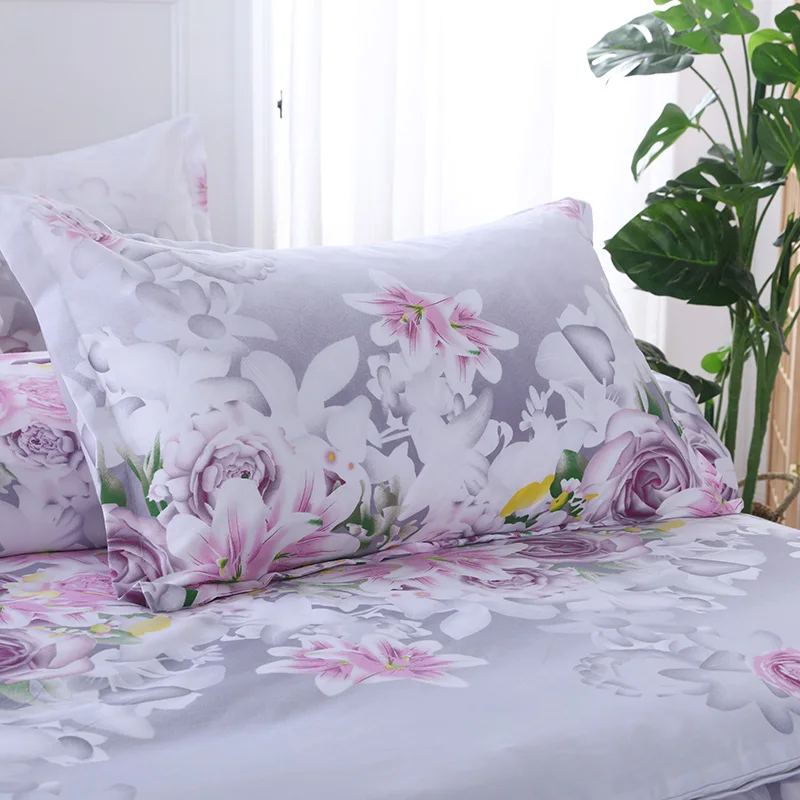 Новое шлифованное покрывало модная королева кровать юбка утолщенная подогнанная простыня двухслойная односпальная двуспальная кровать Пылезащитная гофрированная