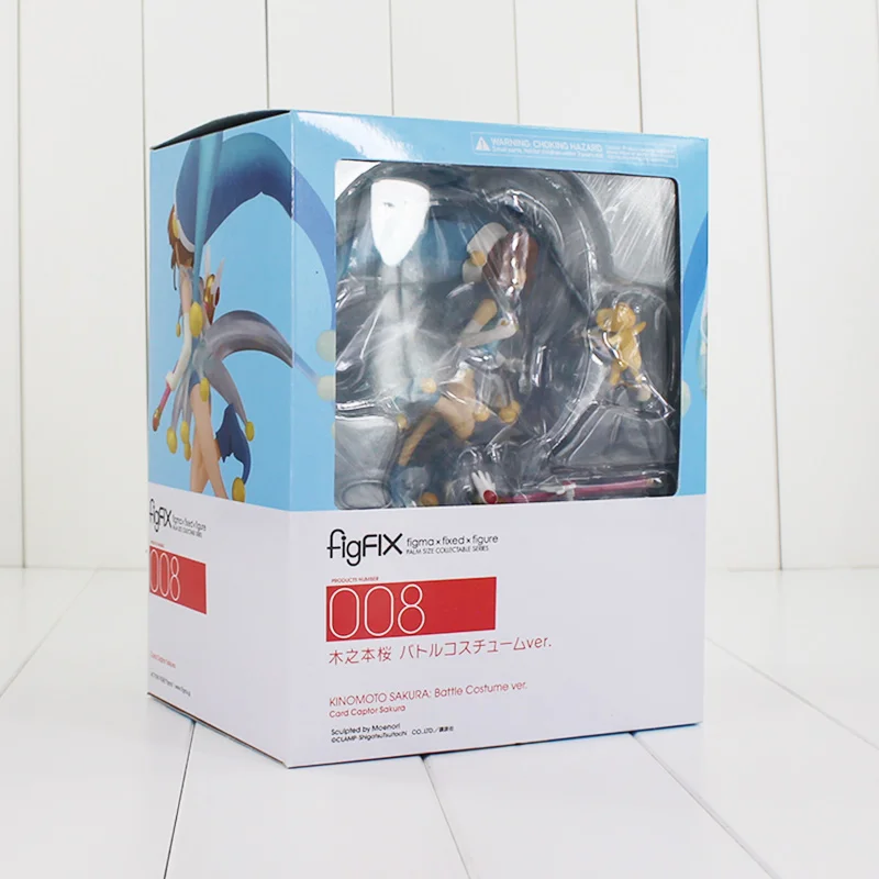 13 см карта аниме Captor Sakura FigFIX 008 Сакура КИНОМОТО: боевой костюм ver. ПВХ фигурка