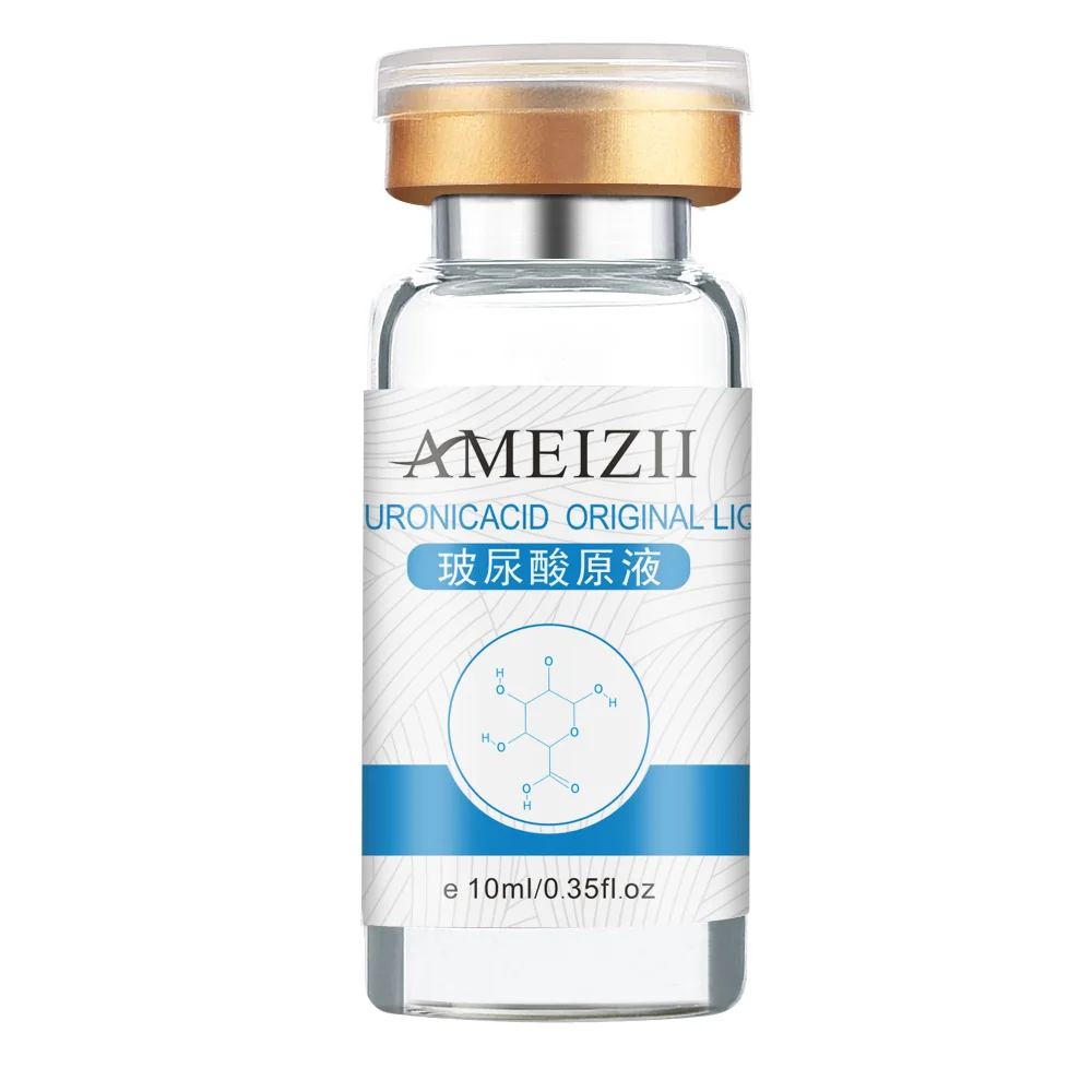 10ml Hyaluronic Acid Ameizii Витамин С Сыворотка для восстановления улитки отбеливающая против морщин против старения Гиалуроновая кислота осветляет укрепляющую кожу омолаживающая сыворотка - Вес нетто: 10ml Hyaluronic Acid