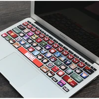 suitable for macbook air13 pro15 keyboard cover letter translucent keyboard sticker m1 air independent sticker keyboard cover