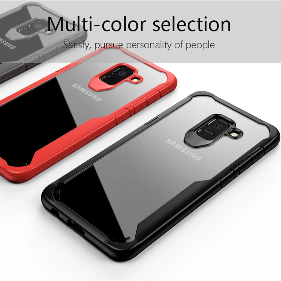 For Samsung Galaxy S8 S9 Plus Note 8 9 Full Cover Case Silicone Clear Armor J3 J5 J7 2017 Pro J4 J6 J8 A5 A7 A6 A8 A9 2018 |