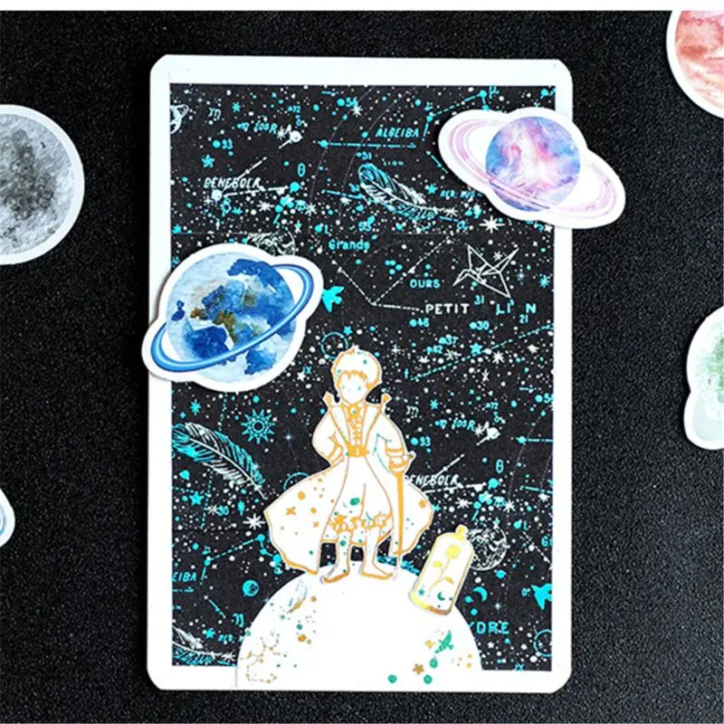 45PCS No.23 Planet Stars Stickers for Kids Educational Learning Gift Celestial Body On Notebook Laptop Snowboard | Игрушки и хобби