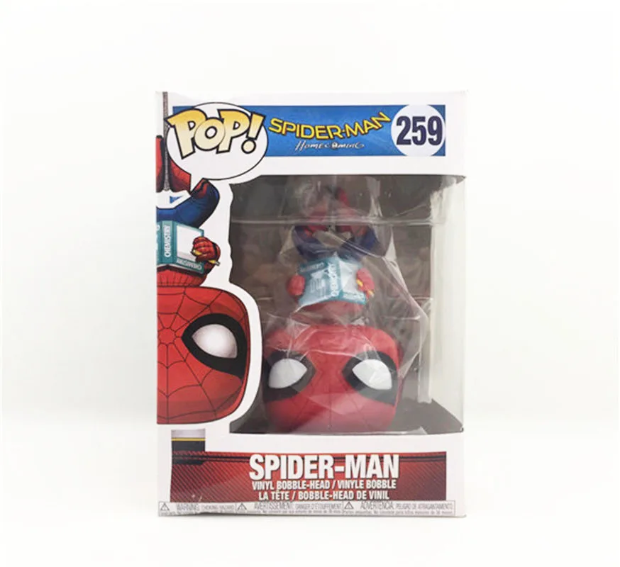 Funko pop Marvel Мстители Бесконечность войны Человек-паук 259# фигурка Коллекционная модель игрушки для детей Рождественский подарок с коробкой