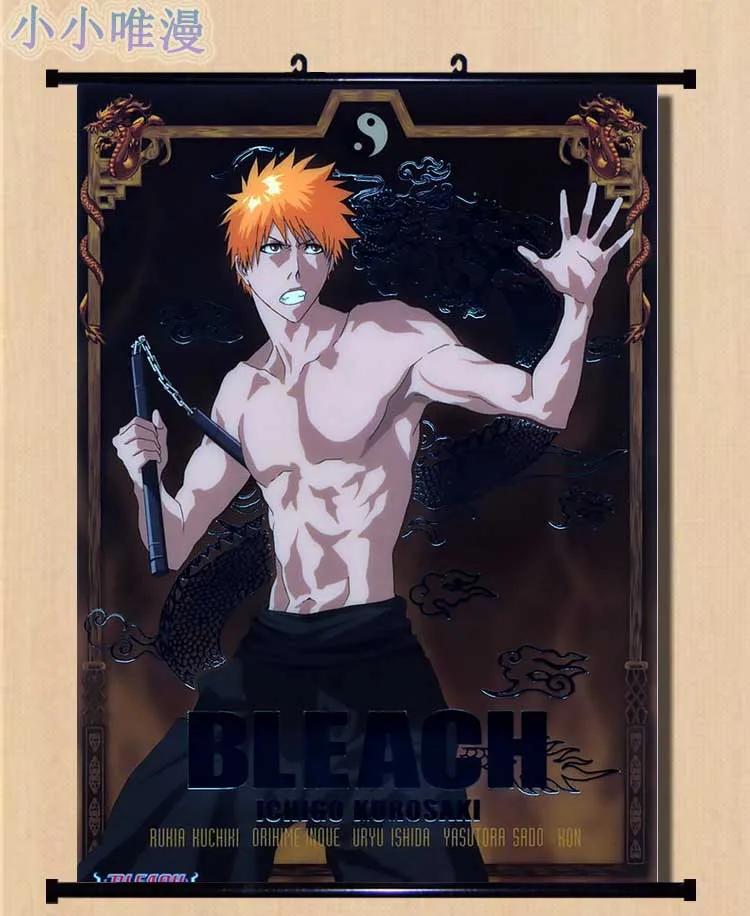 Декоративная картина из японского аниме отбеливаемые персонажи Kurosaki Ichigo Kuchiki