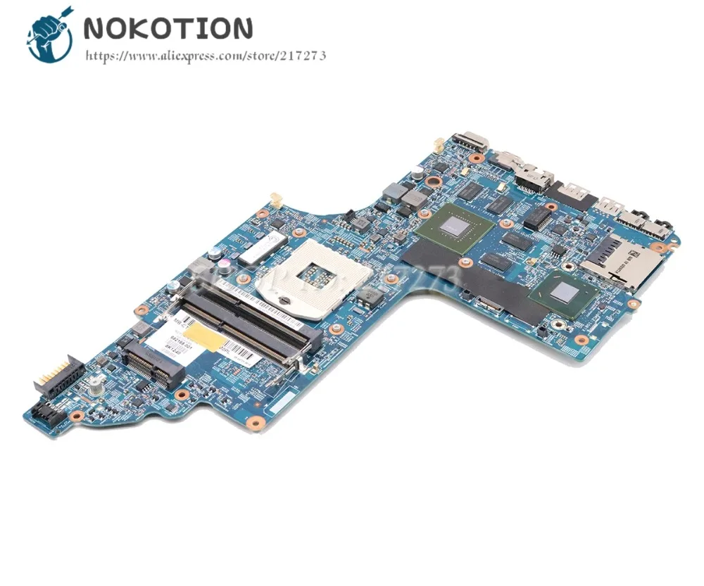 NOKOTION 682168-001 682170-001 аккумулятор большой емкости для hp павильон DV6-7008TX DV6-7030TX DV6-7000 Материнская плата ноутбука HM77 DDR3 GT630M 1 Гб