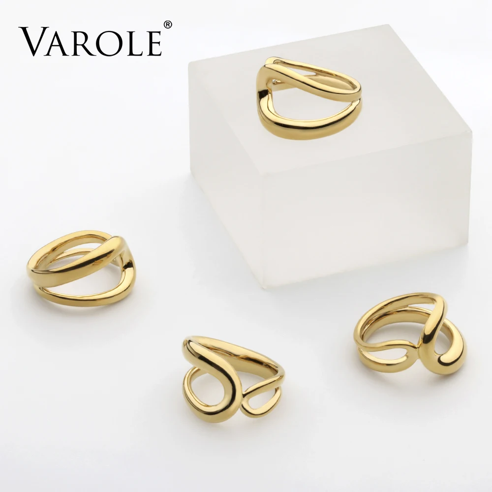VAROLE Высокое Качество Намотки кольца для женщин модные ювелирные изделия anillos Anel Feminino простой стиль дизайн кольцо