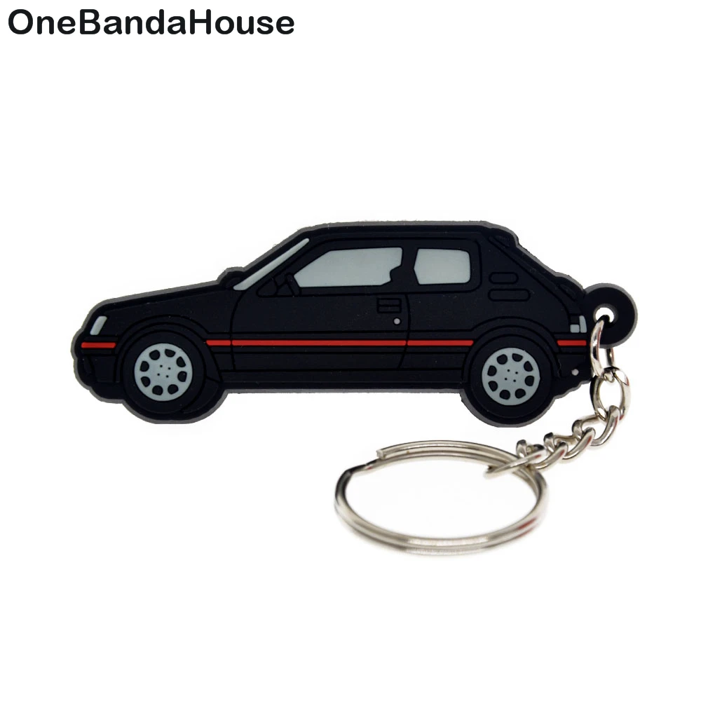 OneBandaHouse логотип на заказ 2D мягкий брелок из ПВХ для рекламного подарка|soft pvc