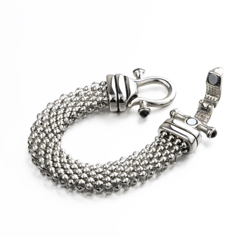 Женский браслет с шармом роскошный из нержавеющей стали|pulseira feminina|bracelet designerdesigner