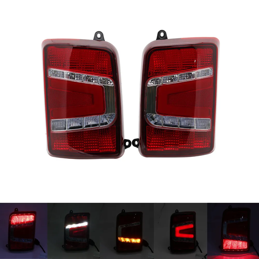 Red tail light СВЕТОДИОДНЫЙ Автомобильный задний светильник s подходит для Lada Niva 4X4 1995+ Автомобильный светильник в сборе задний тормозной светильник s с поворотной сигнальной лампой - Цвет: Red tail light