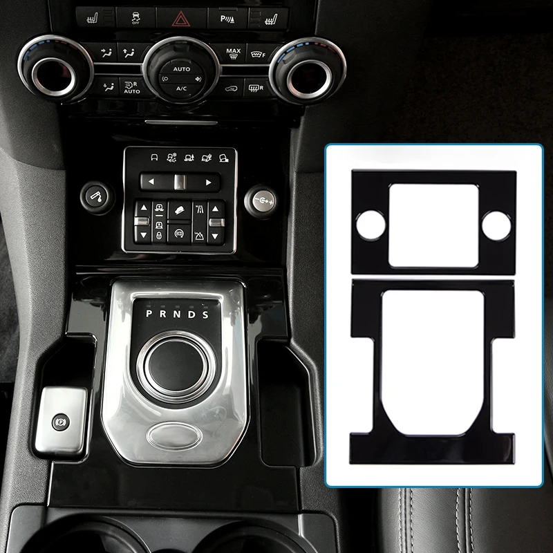 

ABS Glossy Black Center Console Gear Shift Frame Cover Trim For Land Rover Discovery 4 LR4 2010-2016 Car Accessories