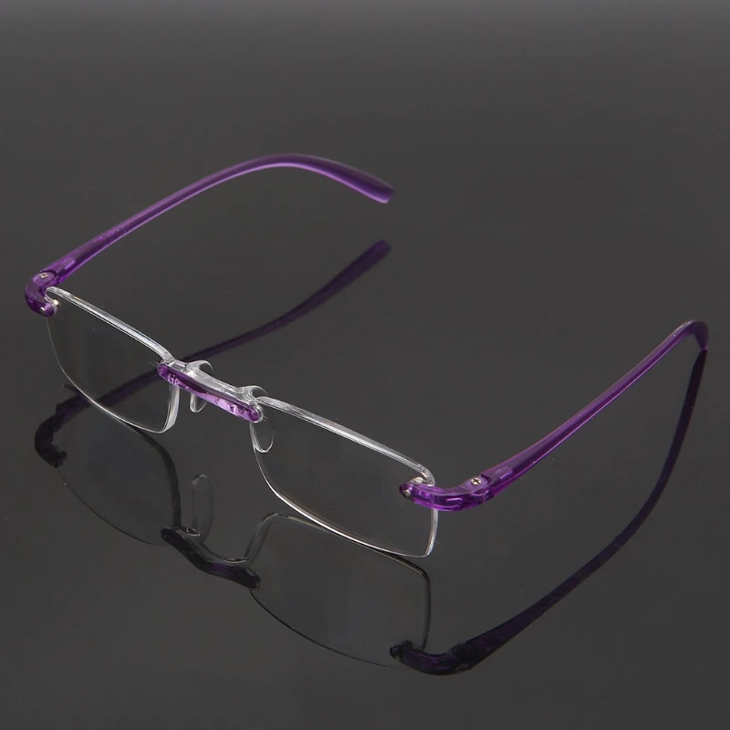 

Fashion Unisex Clear Rimless Flexible Reading Glasses Eyewear Reader +1.00 ~4.00 W715