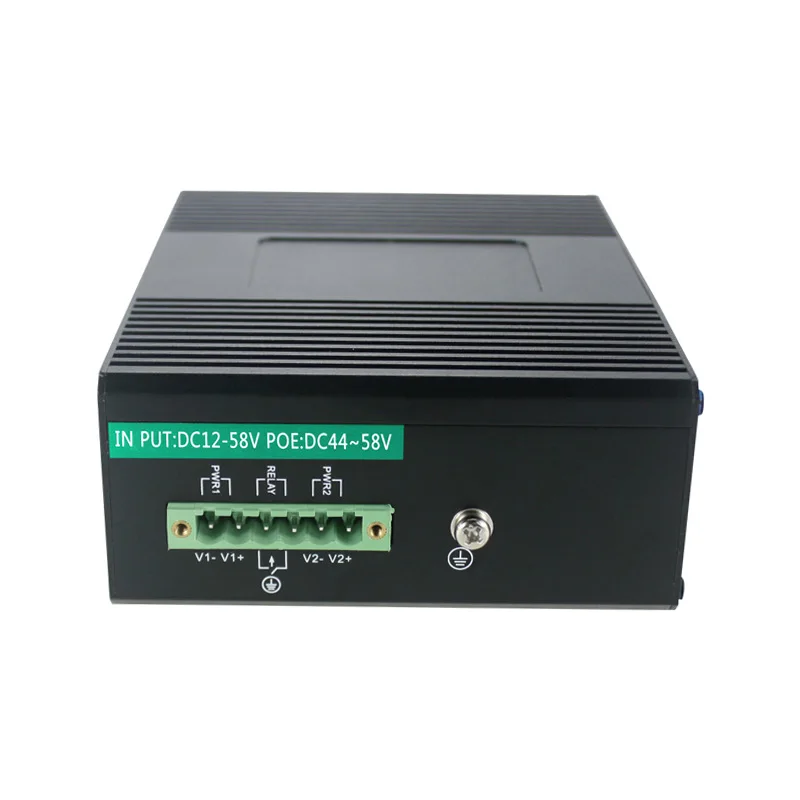 SFP 10/100M Ethernet Fiber Converter Industrial 1 rj45 Port 1 Fiber Port POE switch Fiber Optic transceiver